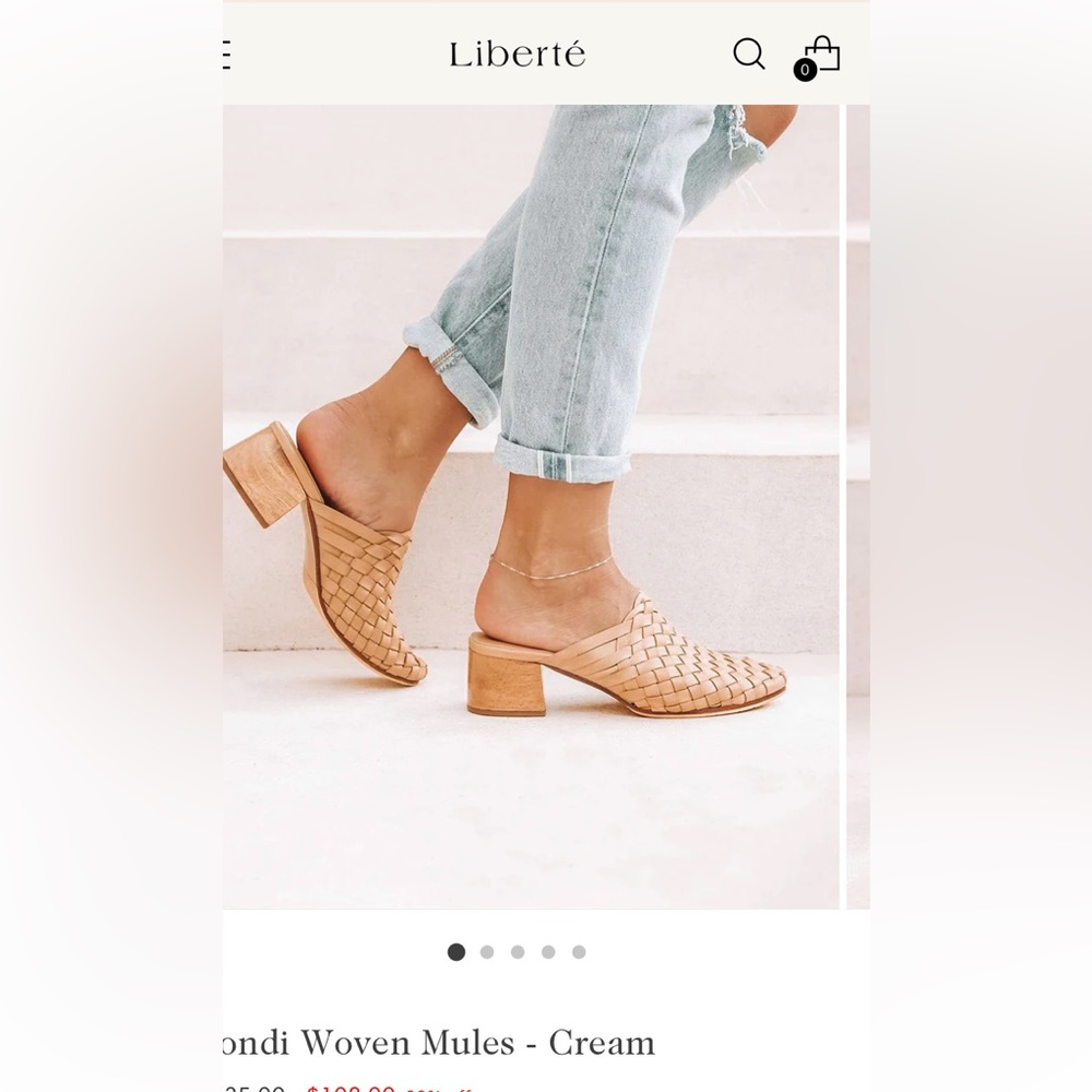 Liberté Bondi Woven Mule